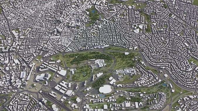 Jerusalem Low-poly 3D model 4