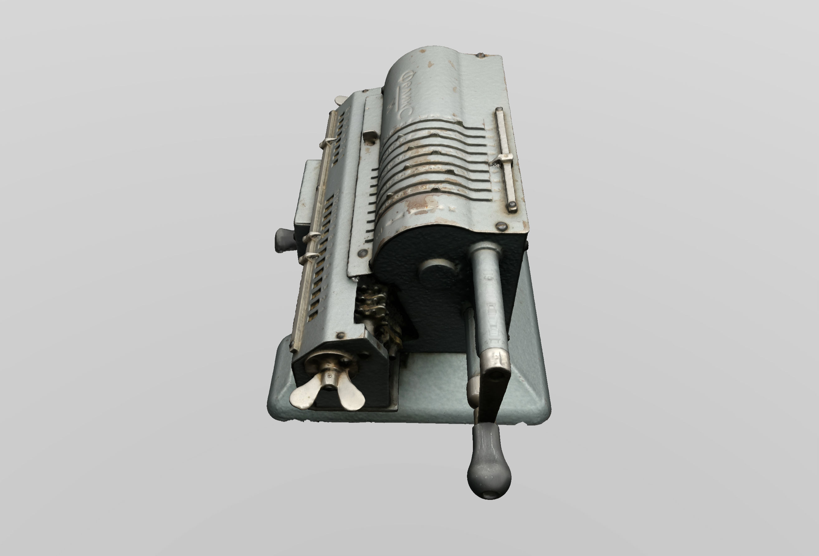 Arithmometer 3D Scan Low-poly 3D model_2