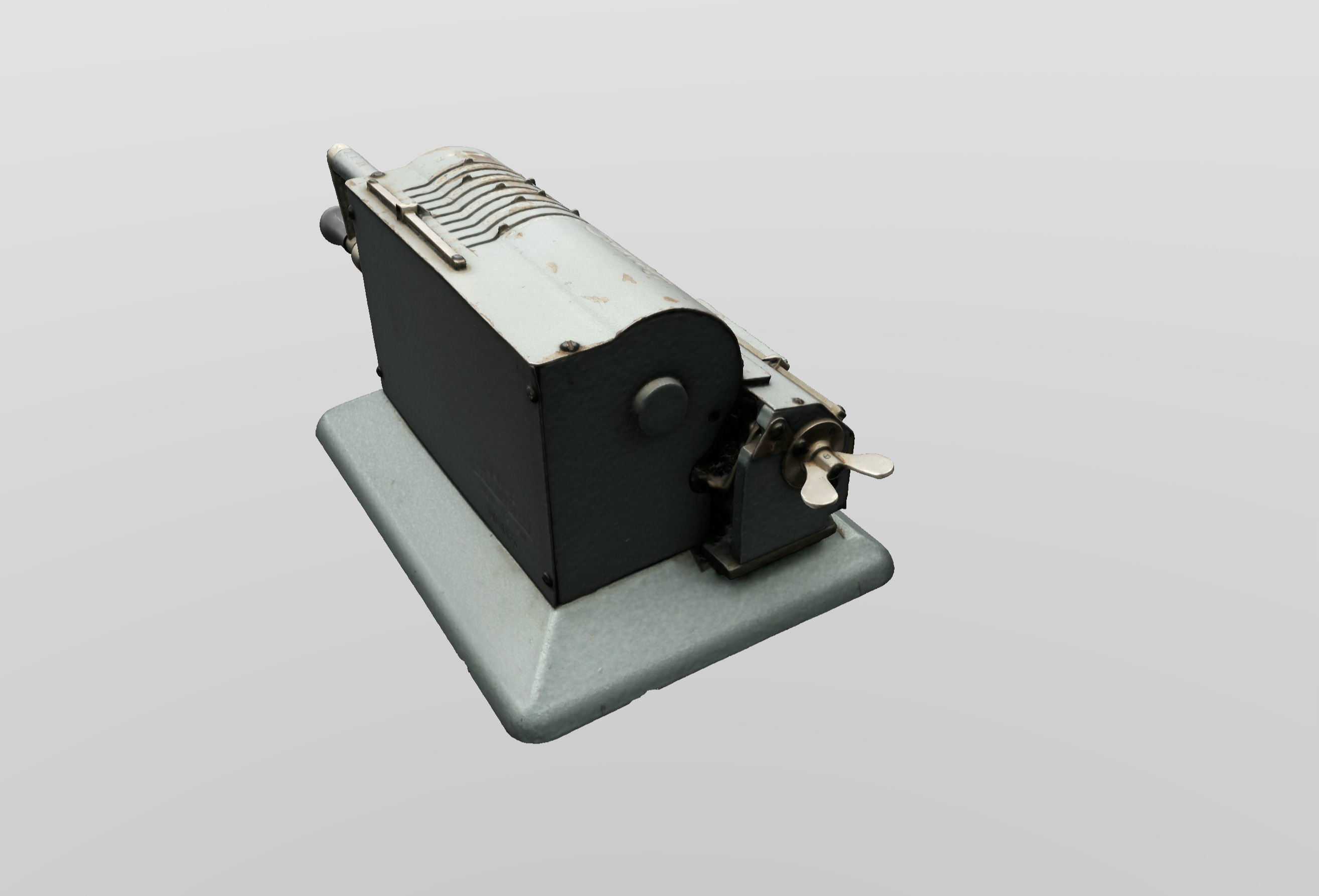 Arithmometer 3D Scan Low-poly 3D model_4