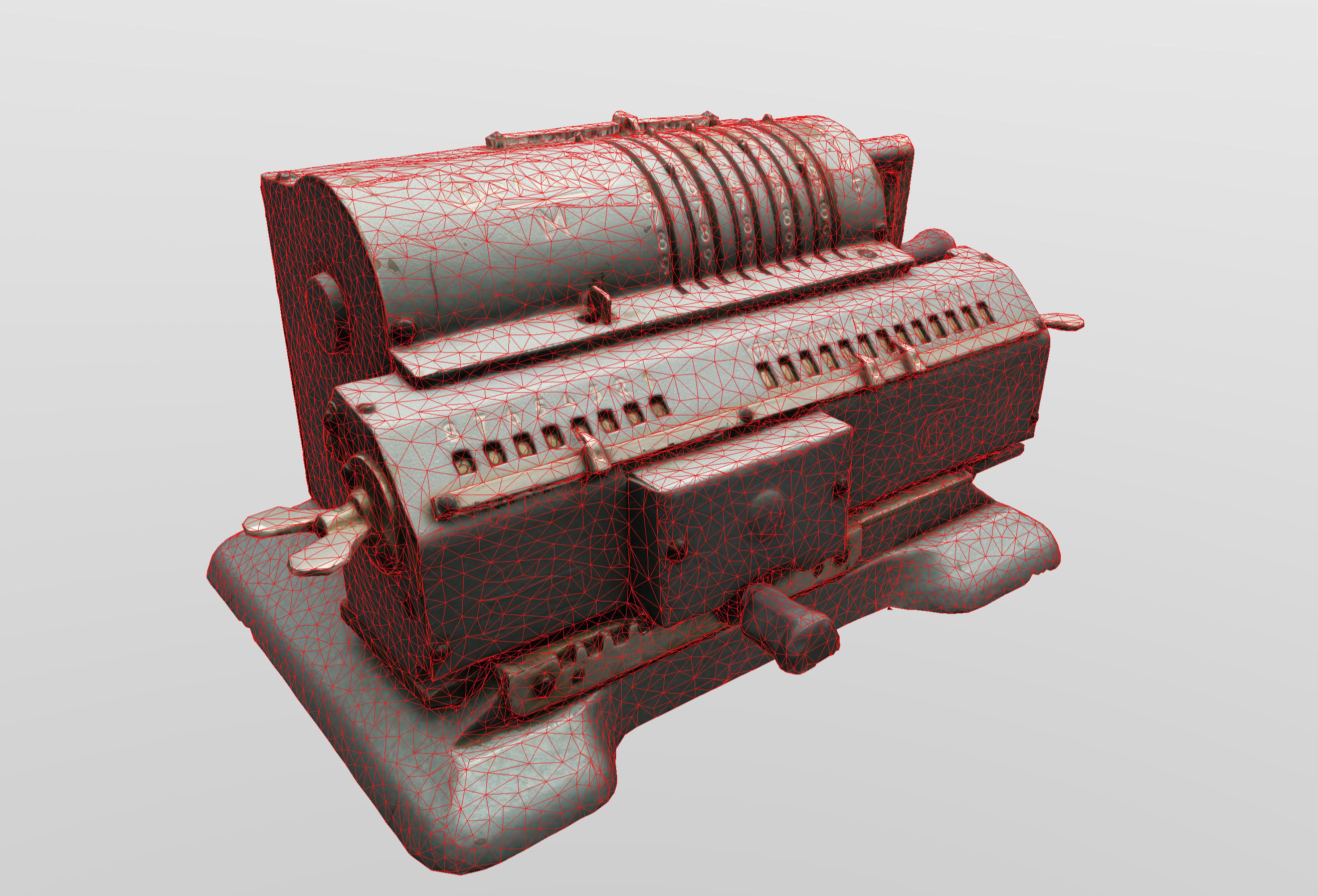 Arithmometer 3D Scan Low-poly 3D model_6