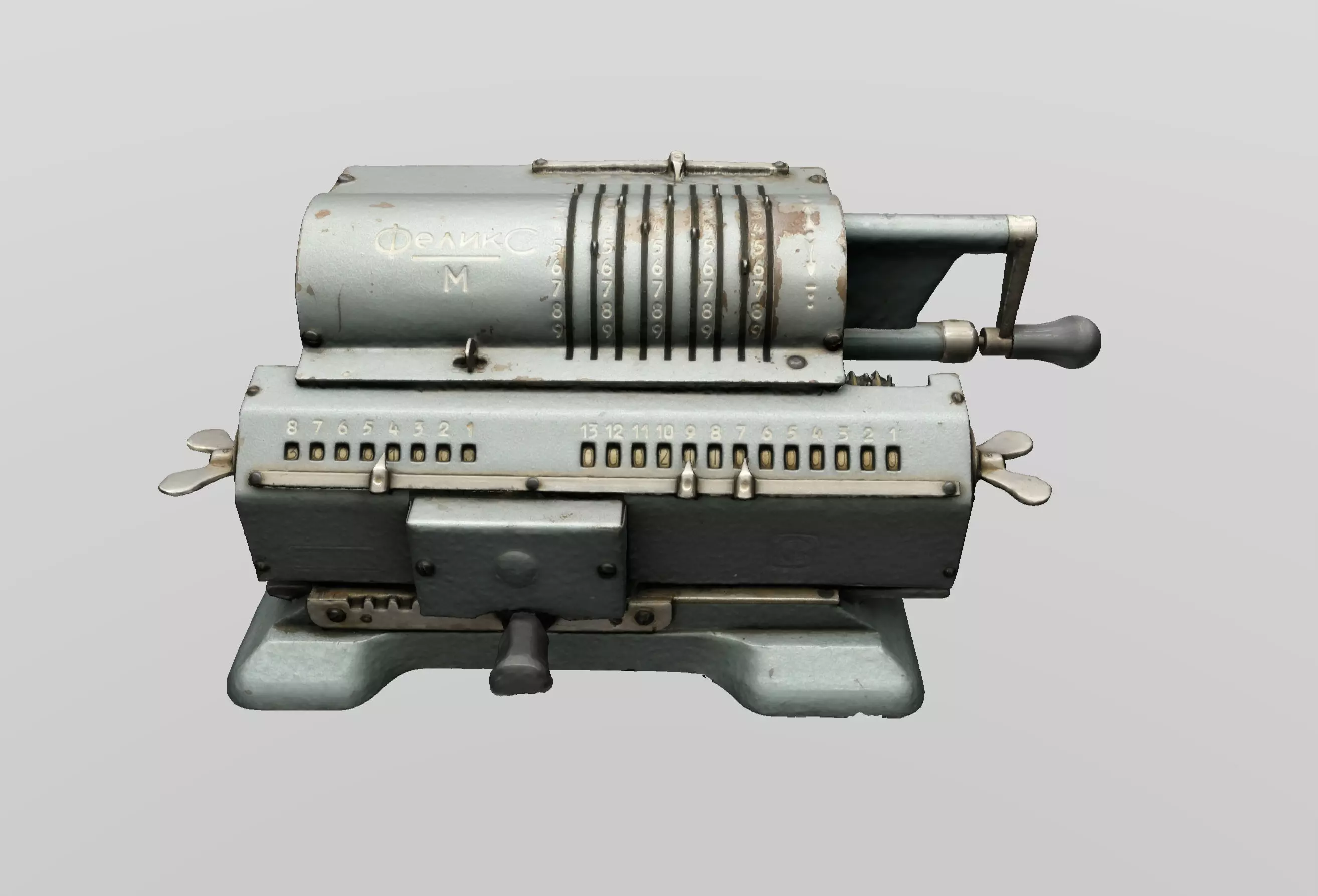 Arithmometer 3D Scan Low-poly 3D model_0