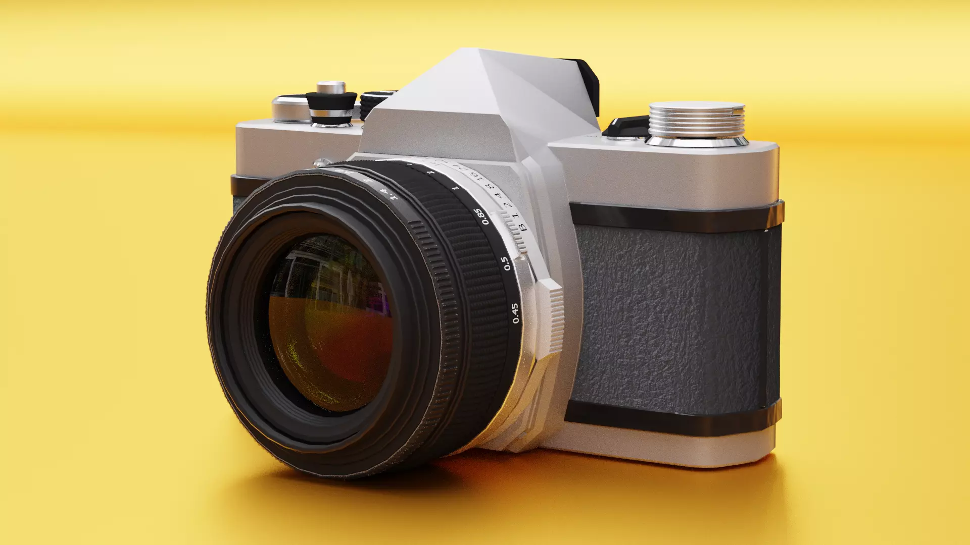 Film camera 3D model