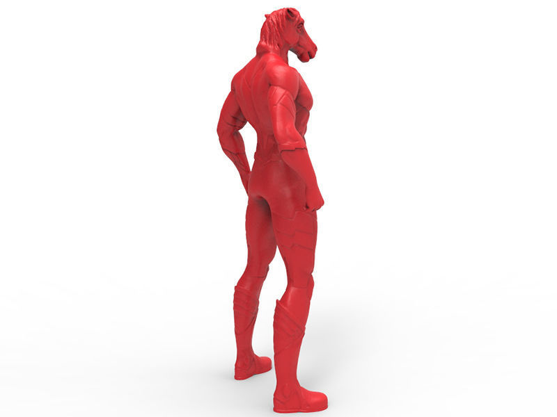 Animal Hero Of Horse 3D print model_3