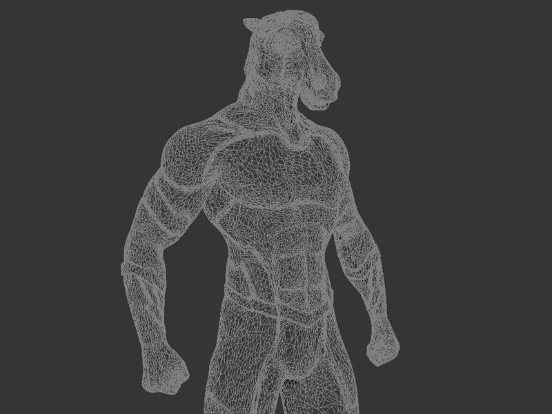 Animal Hero Of Horse 3D print model_10