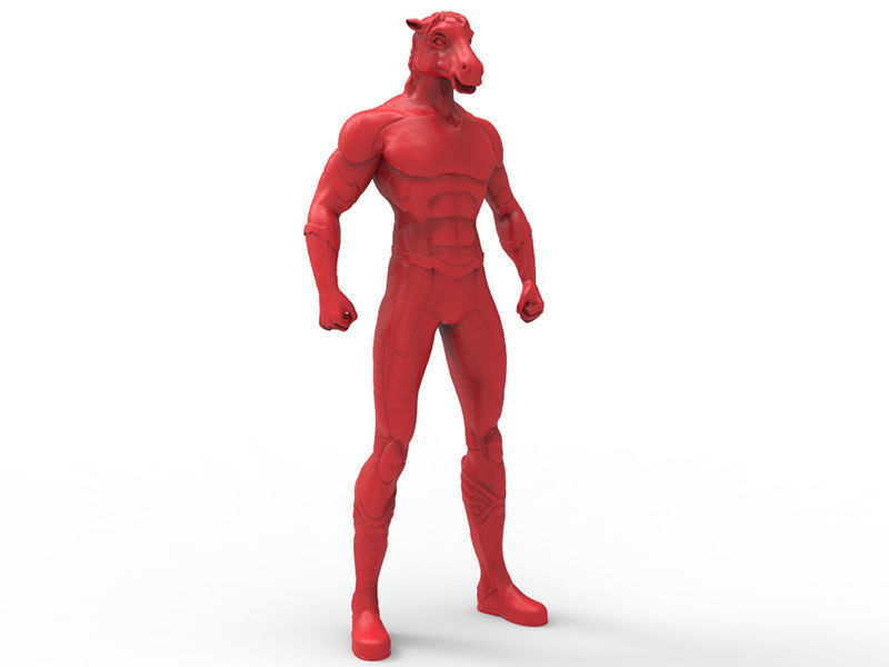Animal Hero Of Horse 3D print model_2