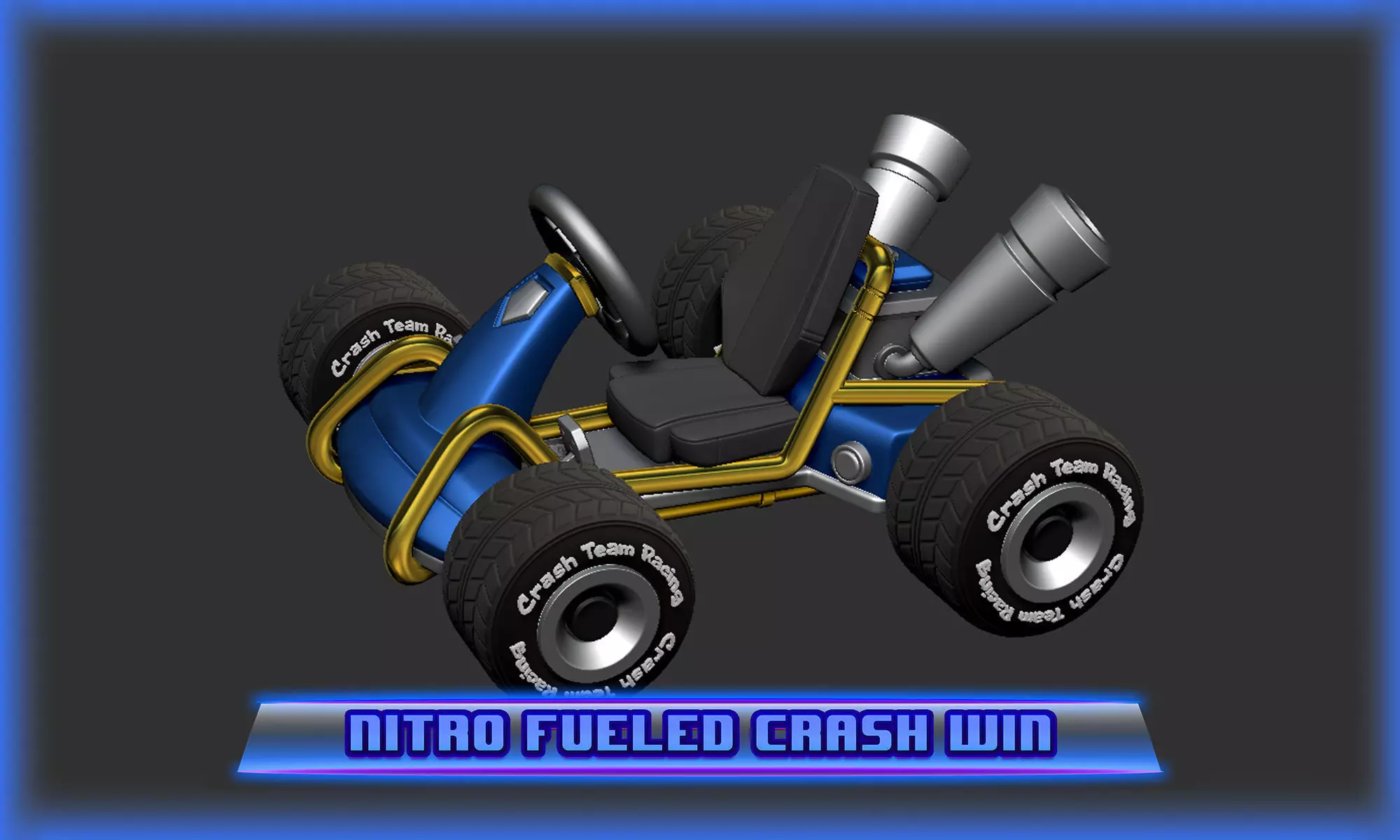 Crash Team Racing Nitro Fueled based Crash Bandicoot 3D print model_0