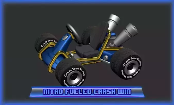 Crash Team Racing Nitro Fueled based Crash Bandicoot 3D print model