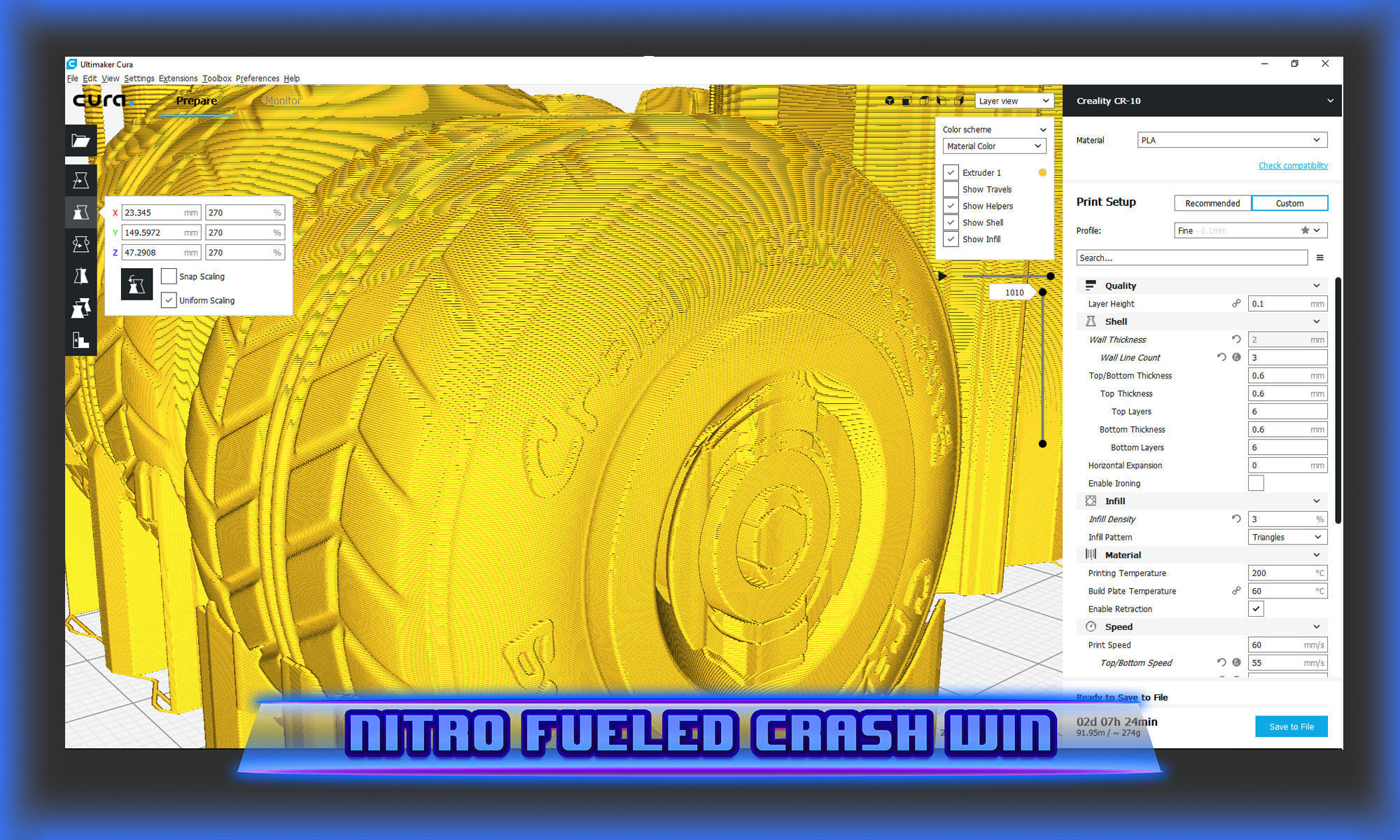 Crash Team Racing Nitro Fueled based Crash Bandicoot 3D print model_10