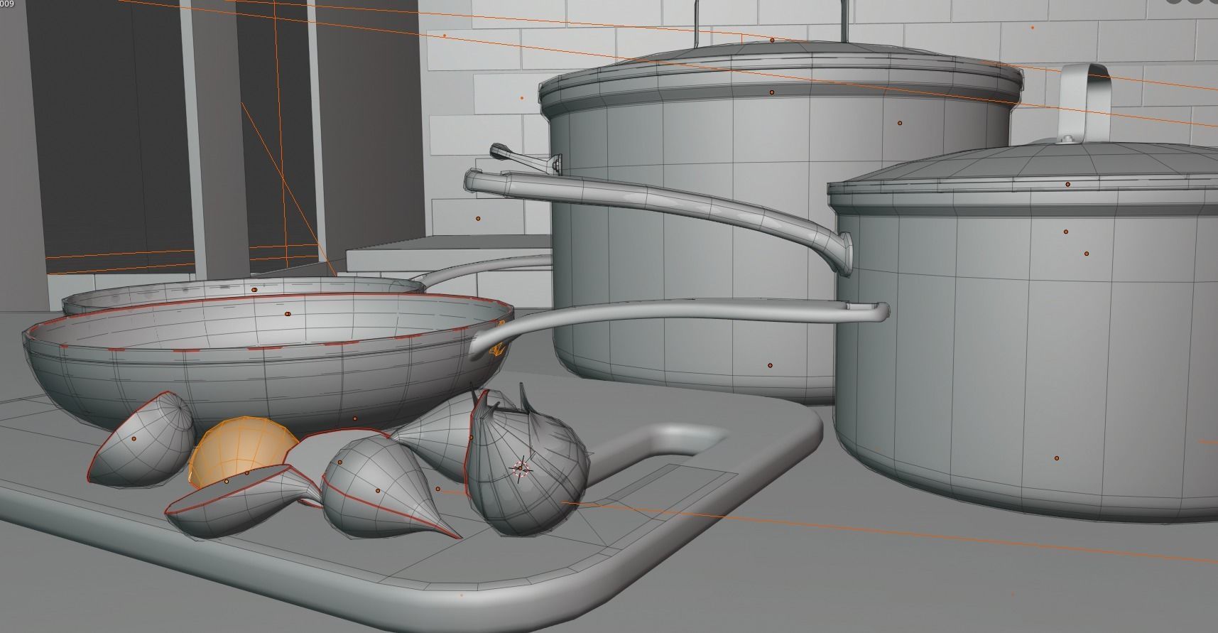 kichen utensils 3D model_2