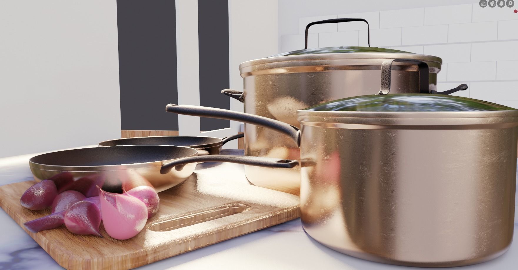 kichen utensils 3D model_7