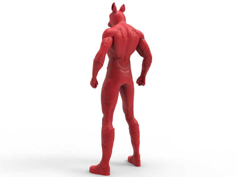 Animal Hero Of Rabbit 3D print model_3