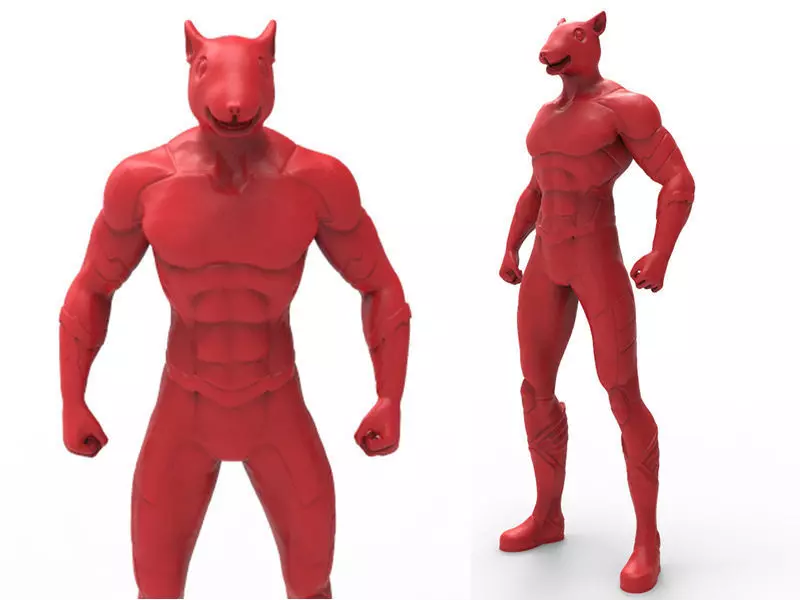 Animal Hero Of Rat 3D print model