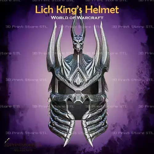 Lich King Helmet Cosplay World Of Warcraft - STL File