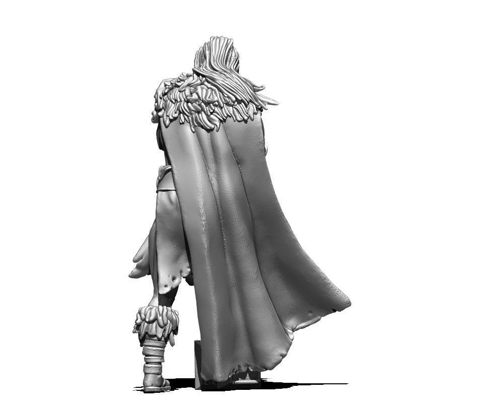 Viking bundle - 5 miniatures - 35mm scale 3D print model_12