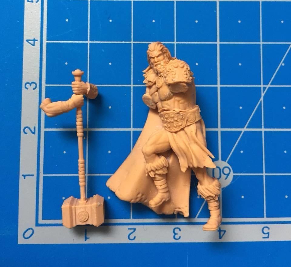 Viking bundle - 5 miniatures - 35mm scale 3D print model_34