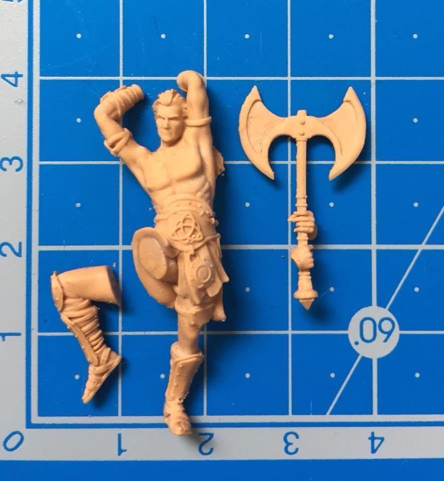 Viking bundle - 5 miniatures - 35mm scale 3D print model_31