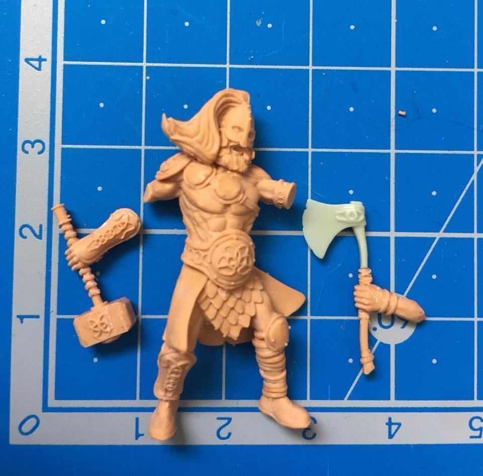 Viking bundle - 5 miniatures - 35mm scale 3D print model_32