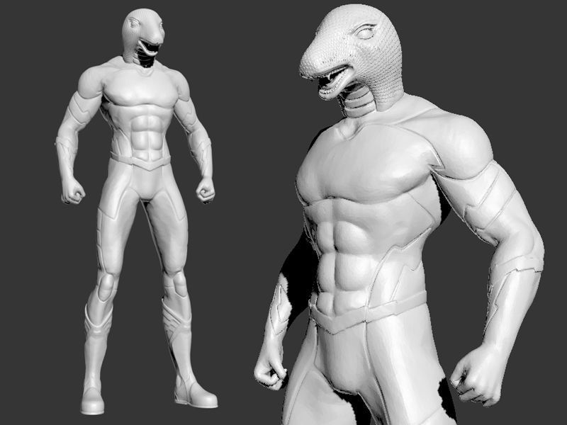 Animal Hero Of Snake 3D print model_7