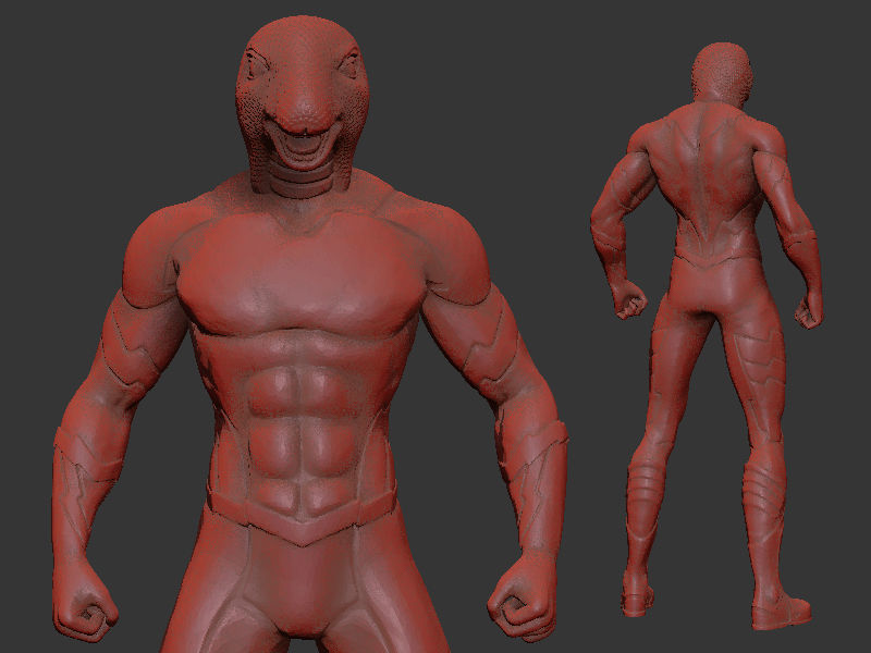 Animal Hero Of Snake 3D print model_8
