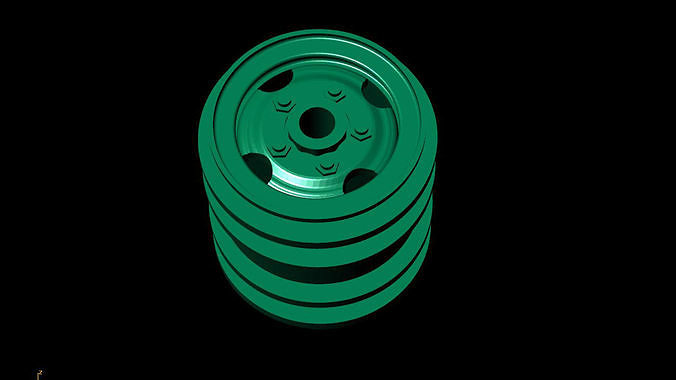3D Models Double Wheels For B16 B36 JJRC Q61 DIY rc monster Car 3D print model