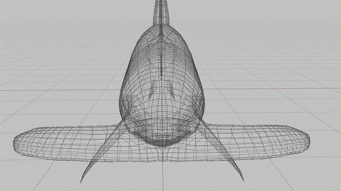 Hammerhead Shark 3D model_3