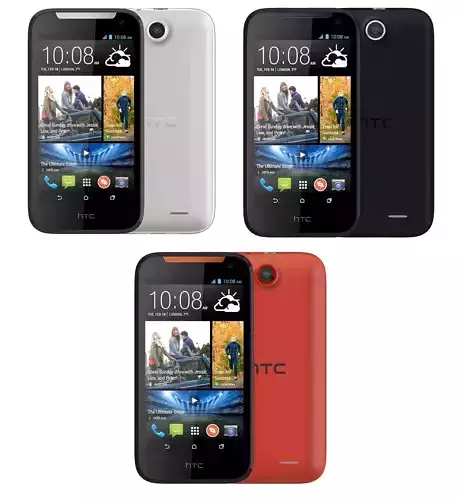 HTC Desire 310 all color 3D model
