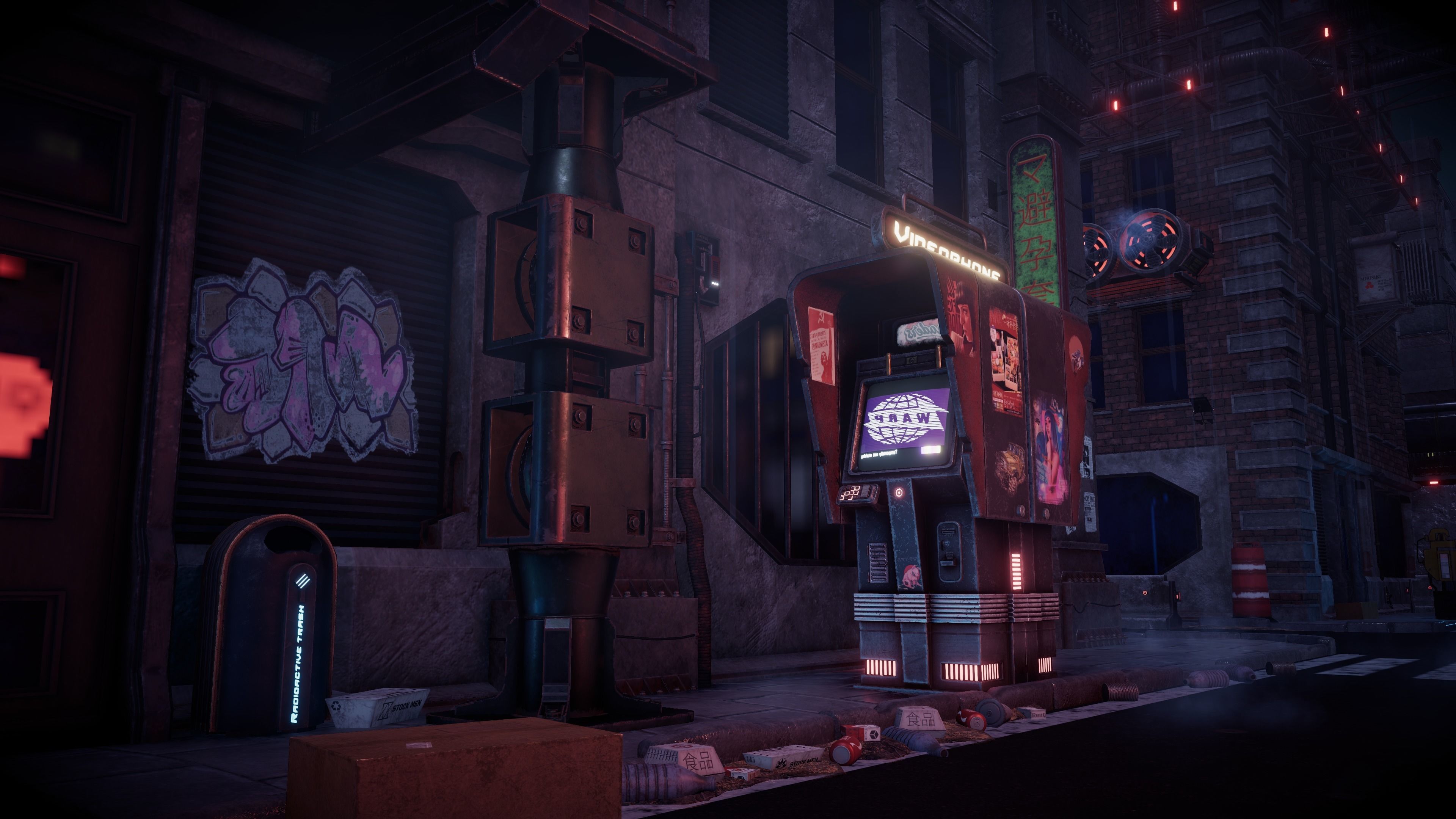 Cyberpunk City Modular Kit Kitbash Low-poly 3D model_6