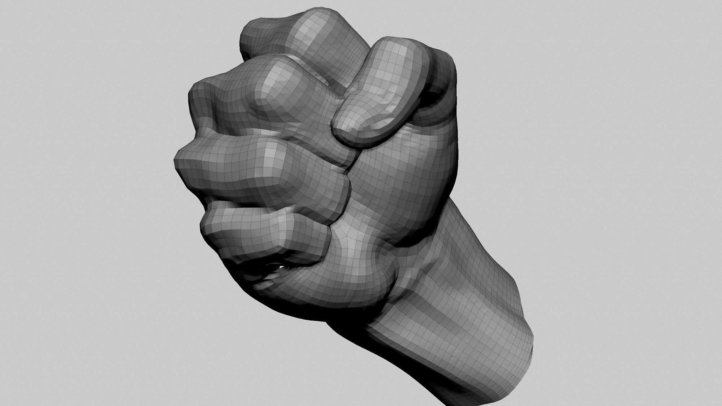 Fist Models 3D model_10