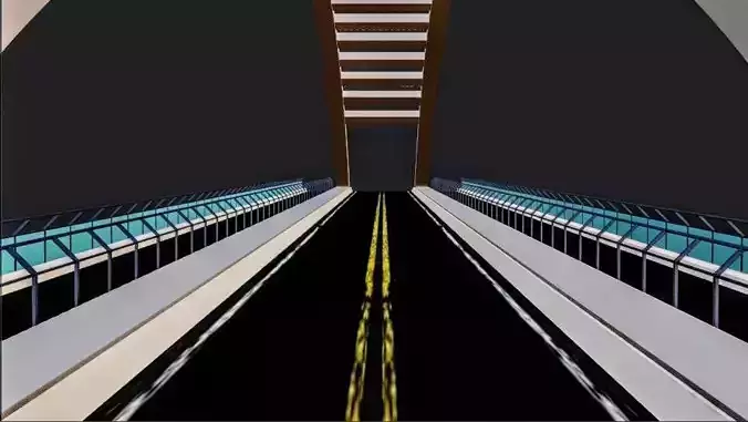 Modern Arched Bridge