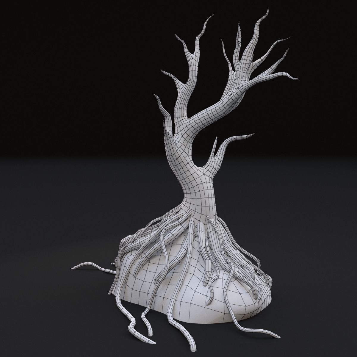 Old tree 3D model_11