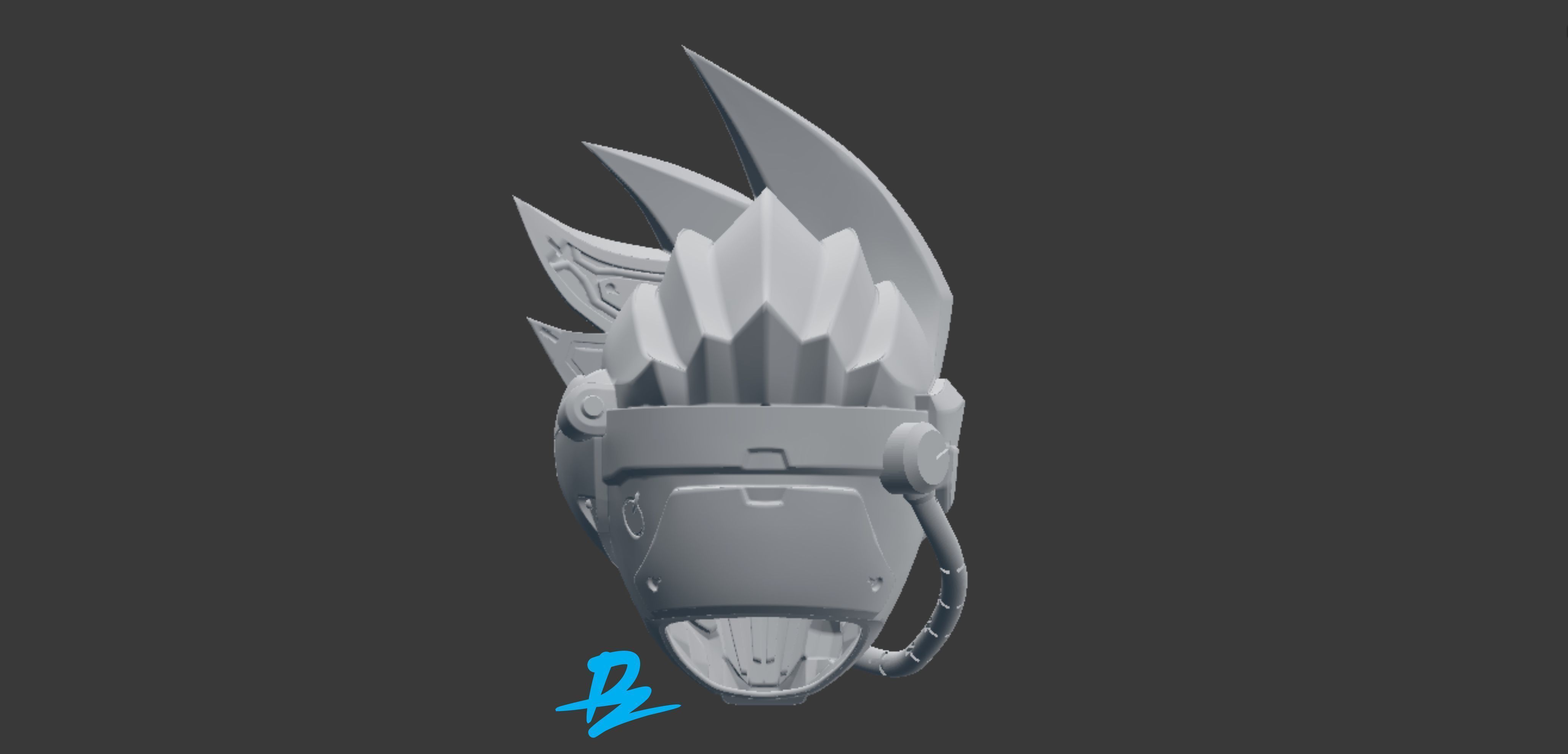 Kamen Rider Genm Dangerious Zombie 3D print model_8