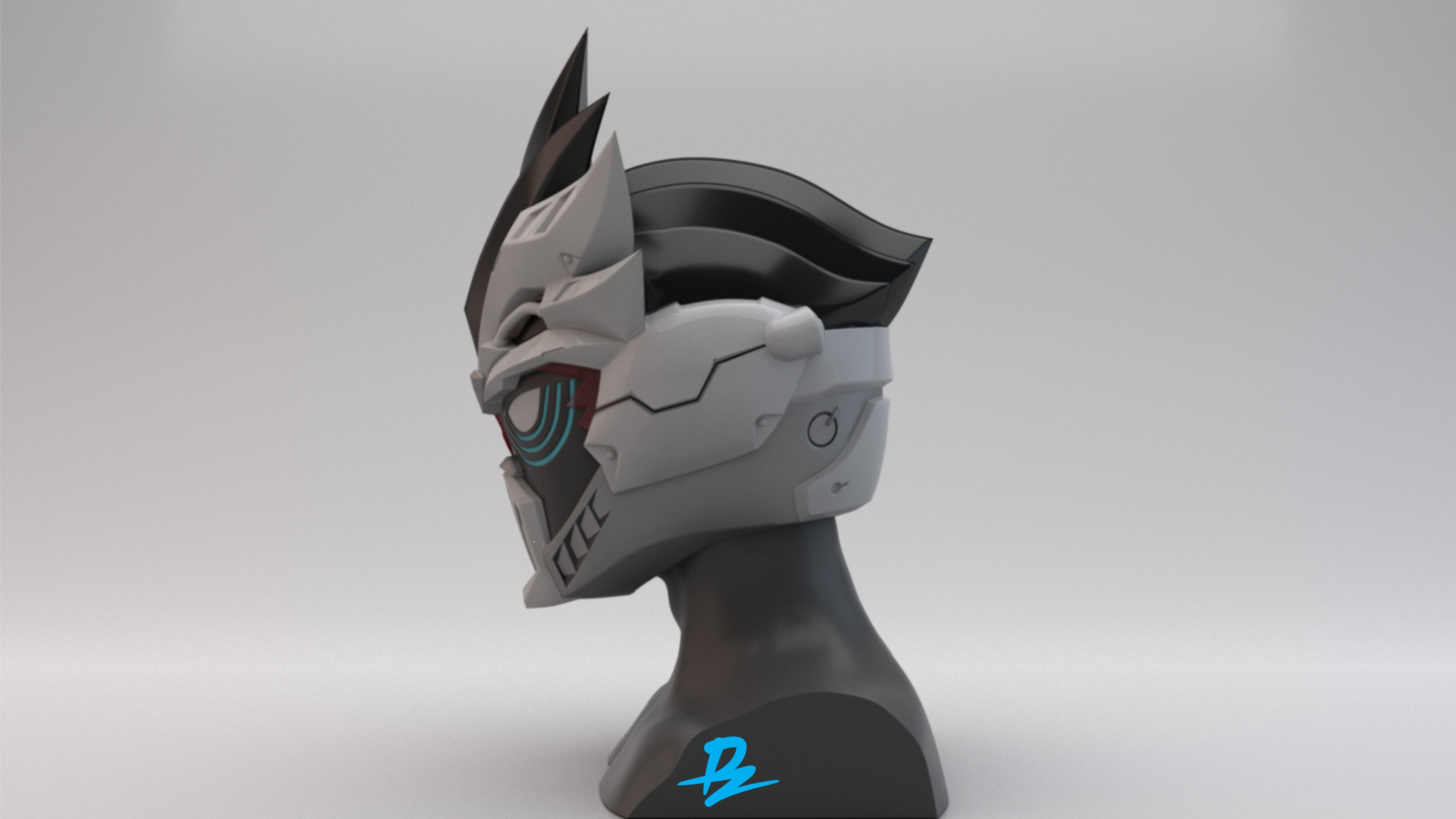 Kamen Rider Genm Dangerious Zombie 3D print model_2