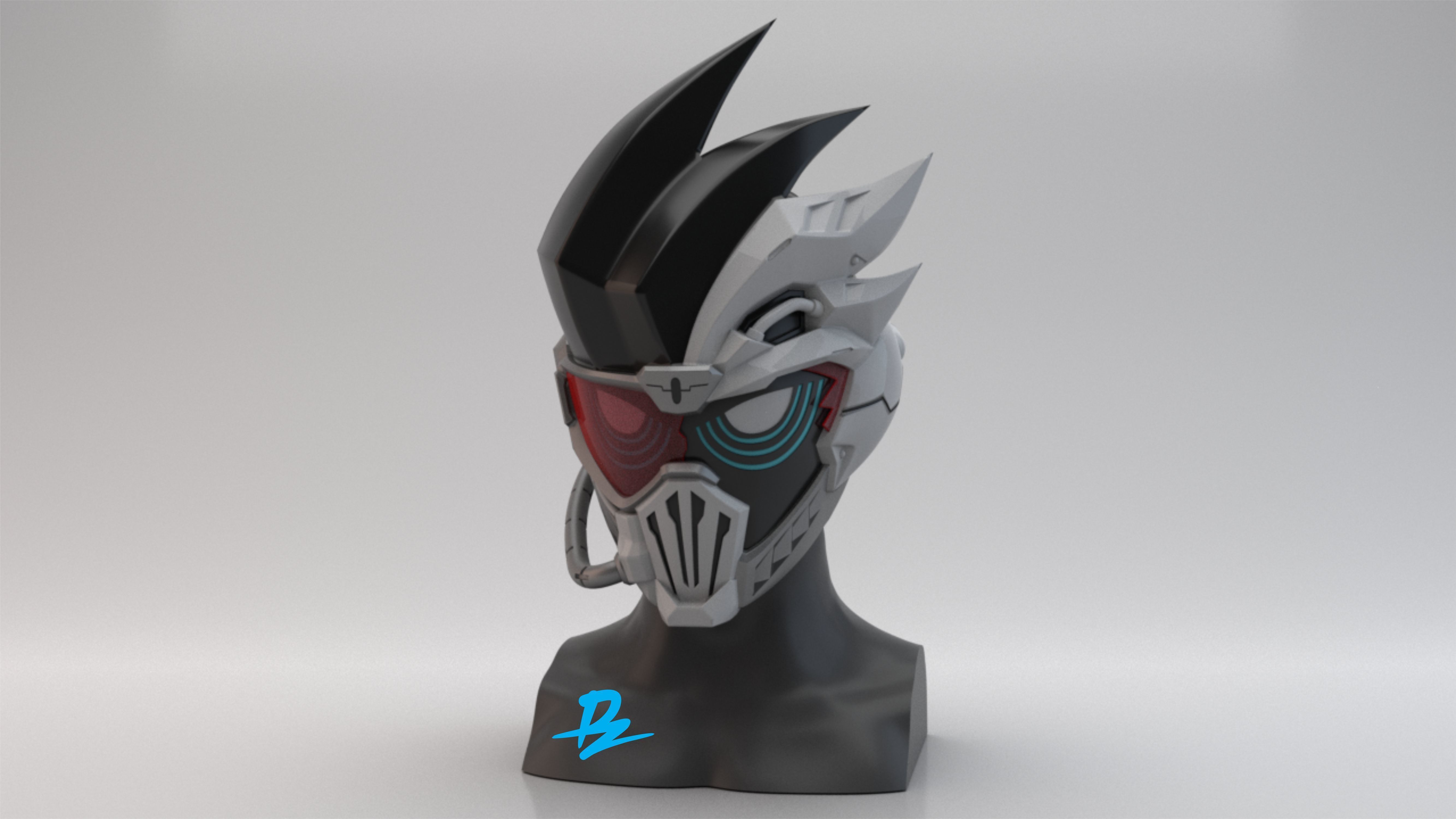 Kamen Rider Genm Dangerious Zombie 3D print model_3