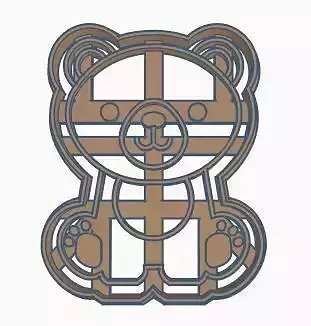 Deer Bear Fox Raccoon Cookie Cutter Set