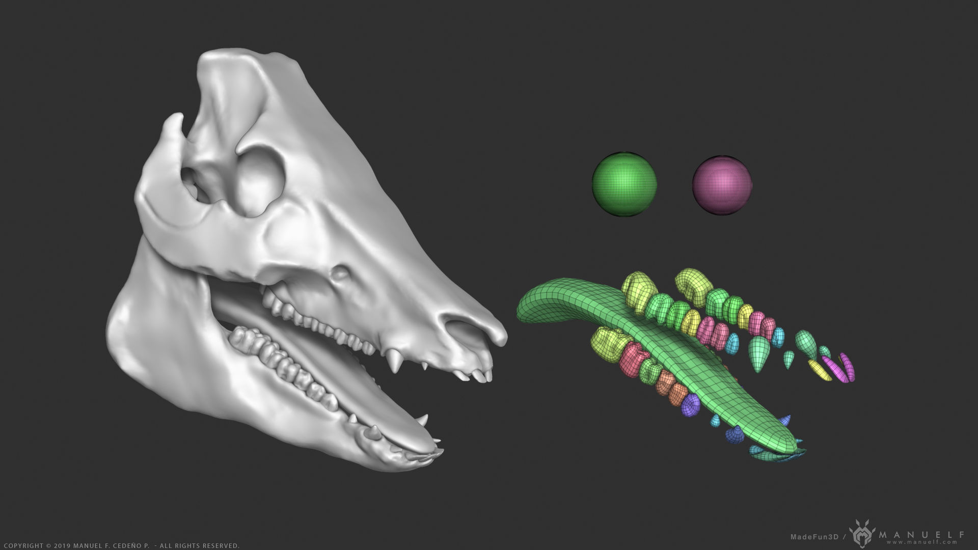 Pig - Highpoly Sculpture 3D model_14
