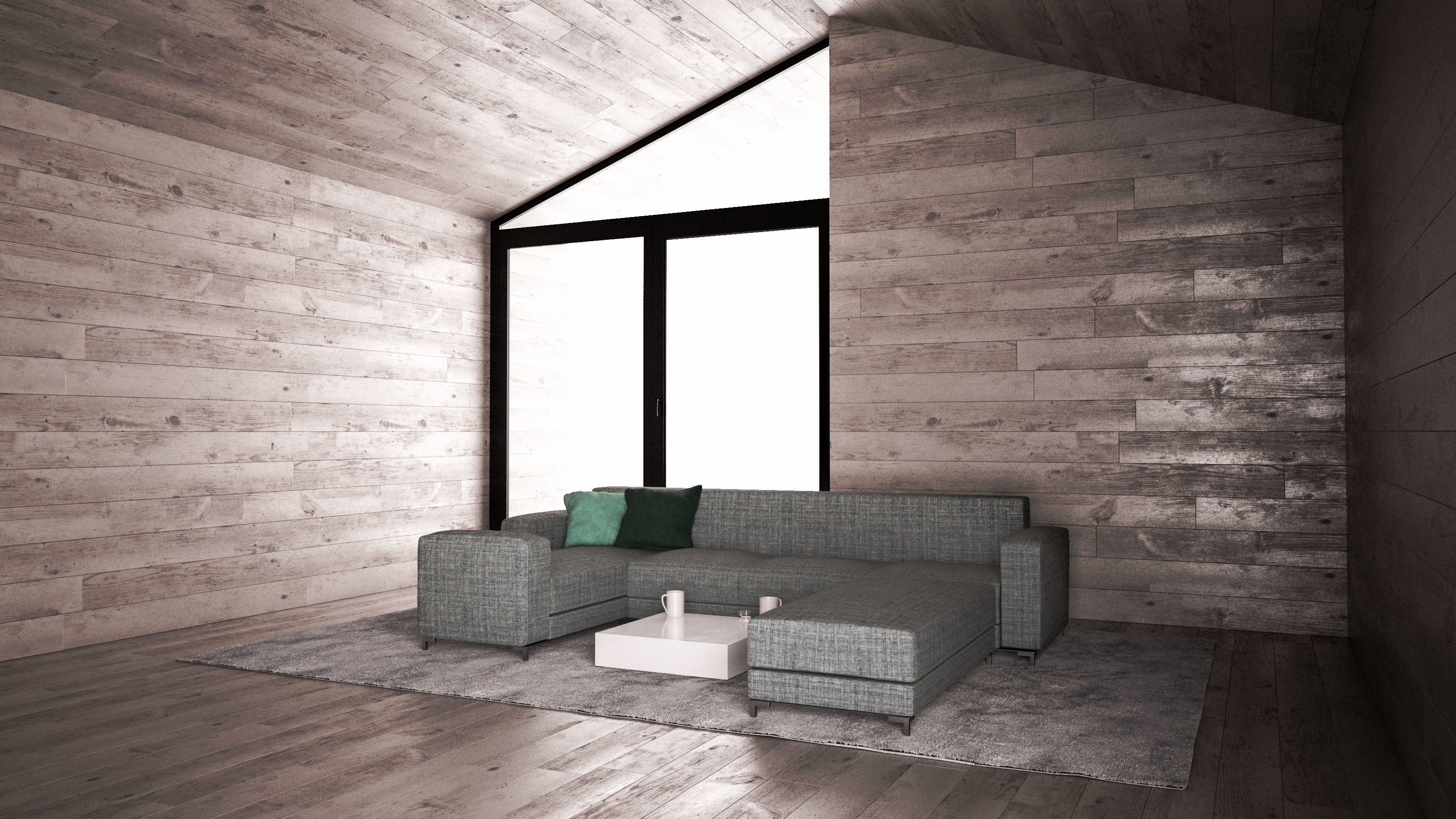 Sofa set - Interior Furniture 02 3D model_8