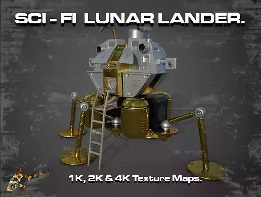 SCI-FI LUNAR LANDER