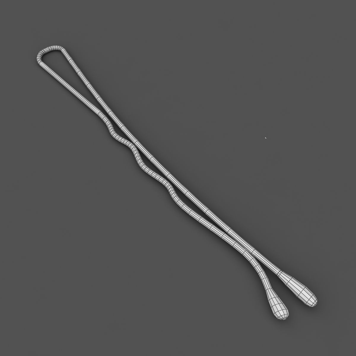 hairpin bobby pin 3D model_3