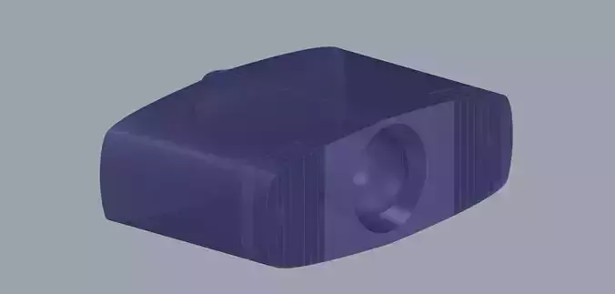 Projector plastic container Free 3D model