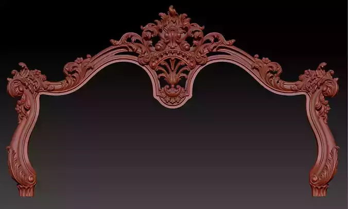 Bed 3D relief models STL Files used for CNC Router 3D model 3D print model