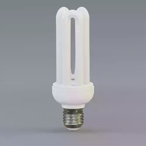U-shaped energy saving light bulb