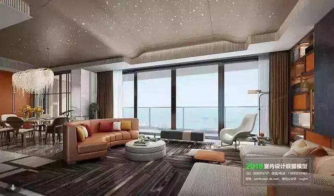 Modern Living room 6