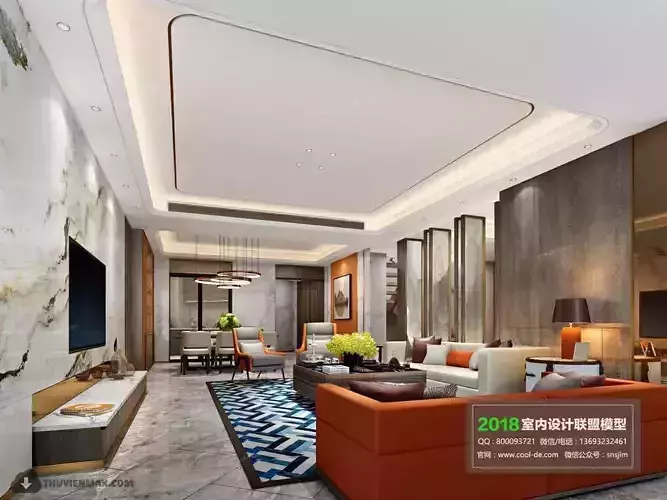 Modern Living room 4