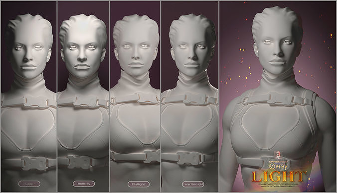 Lighting for Portrait Album 02 3D model
