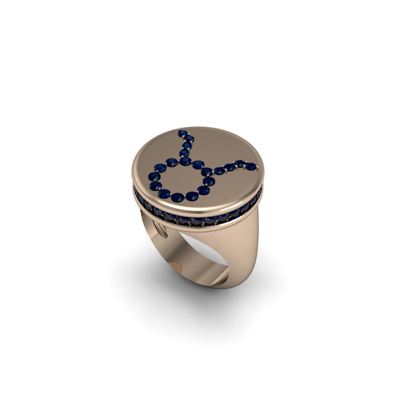 Taurus ring model 002 3D print model_8