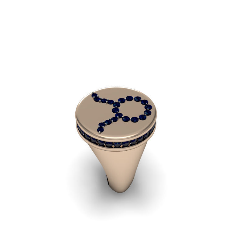 Taurus ring model 002 3D print model_18