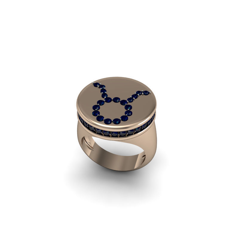 Taurus ring model 002 3D print model_23