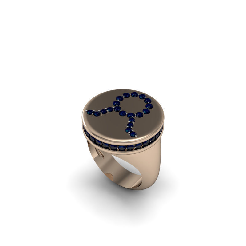 Taurus ring model 002 3D print model_16