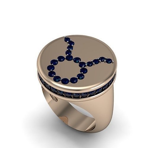 Taurus ring model 002 3D print model
