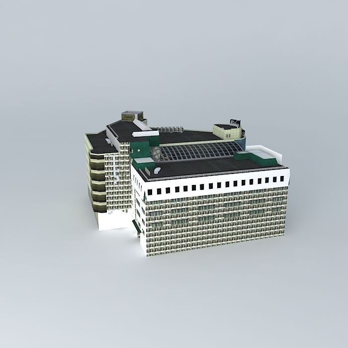 Office Center Rock Free 3D model_1